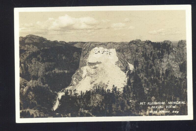 RPPC MOUNT MT. RUSHMORE BLACK HILLS SOUTH DAKOTA VINTAGE REAL PHOTO POSTCARD