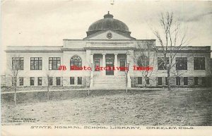 CO, Greeley, Colorado, State Normal School, Library Exterior, Horne Book Store