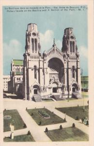 Canada Ste Anne de Beaupre La Basilica 1949