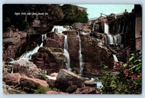 1910 Owen Sound Ontario Canada Vintage Postcard Inglis Falls Lake River Exterior