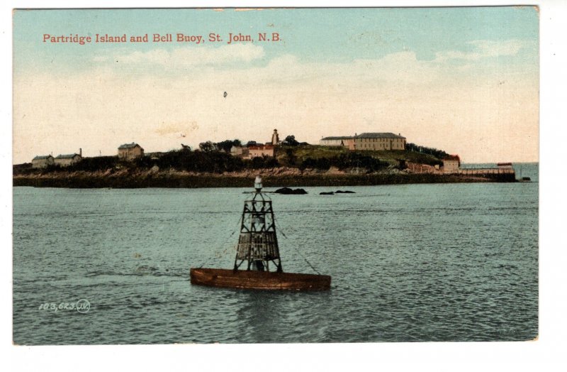 Partridge Island, Bell Buoy, St John, New Brunswick, Used