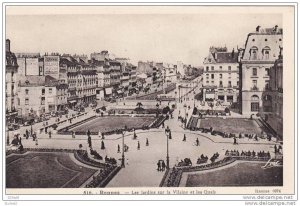 Rennes, Les jardins sur la Vilaine et les Quais, Ille et Vilaine, France, 10-20s