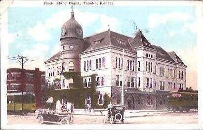 KS Topeka Rock Island Depot 1926