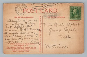 A Detailed, Interior of Auditorium, Los Angeles, California Postcard 