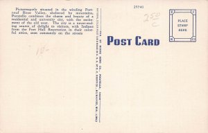 J76/ Pocatello Idaho Postcard Linen 2View Union Railroad Depot 217
