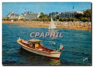 Postcard Modern Colors and Light of Arcachon France Gironde Taking the Jetee ...