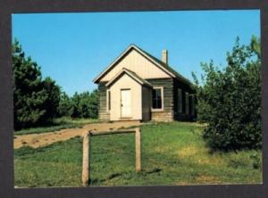 WI Raspberry School Old World EAGLE WISCONSIN Postcard