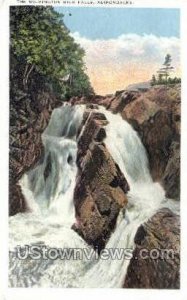 The Wilmington High Falls - Adirondacks, New York NY Postcard