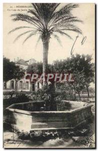Old Postcard Hussein Dey A Corner of the Garden