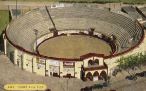 Vintage Postcard 1910's View of Bull Ring In Ciudad Juarez Mexico MX