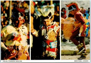 M-18064 Indian Powwow Dancing Manitoba Canada