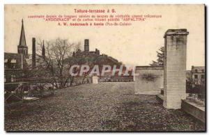A W Andernach has Anvin - Terrace Roofing - real volcanic cement - Old Postcard