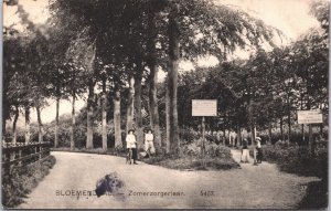 Netherlands Bloemendaal Zomerzorgerlaan Vintage Postcard 04.12