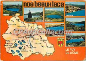 Postcard Modern Fine site Auvergne Our Fine Lakes