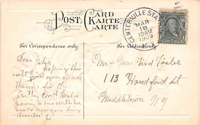 Saint Patricks Day  Saint Patricks Day Postcard