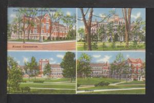 Clark University,Worcester,MA Postcard 