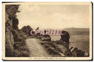 Postcard Old Lecques beach The Capelude