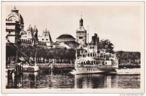 RP: Évian-les-Bains , France , 1930s ; Steamship