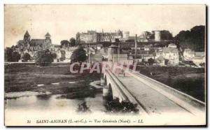 Postcard Old Saint Aignan Vue Generale