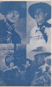 Cowboy Arcade Card William Boyd Jack Randall Gene Autry Rod Cameron