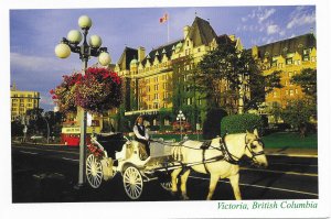 Canada unused.  Victoria British Columbia.  Horse & Carriage.  Empress Hotel.