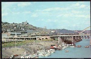 Ohio CINCINNATI Serpentine Wall located on the Riverfront - Chrome1950s-1970s