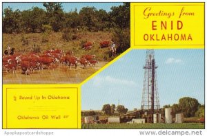 Oklahoma Enid Greetings From Enid 1962