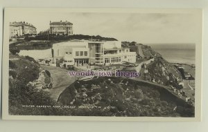 iw0114 - Isle of Wight - Winter Gardens & Cascade, Ventnor c1950/60s - postcard