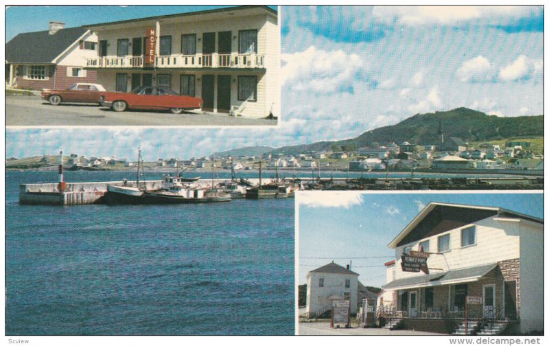 Multi-View, Rendez-Vous Motel, Harbor, Classic Cars, FOX RIVER, Quebec, Canad...