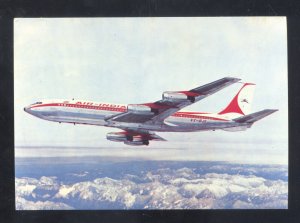 AIR INDIA INDIAN AIRLINES BOEING 707 JET AIRPLANE VINTAGE ADVERTISING POSTCARD