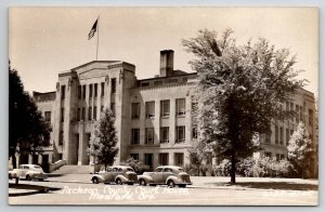 Medford Oregon Jackson County Court House Real Photo Postcard A46