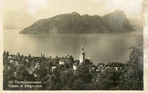 Switzerland - Vierwaldstattersee. Vitznau u. Burgenstock     *RPPC