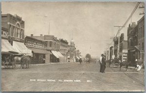 NO. AUBURN NE MAIN STREET SCENE ANTIQUE REAL PHOTO POSTCARD RPPC