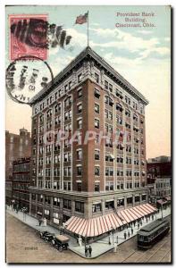 Postcard Old Provident Bank Building Cincinnati Ohio