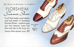 Florsheim Summer Shoes Advertising Unused 