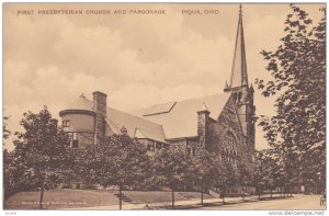 Exterior View, Bicycle and Carriage, First Presbyterian Church and Parsonage,...