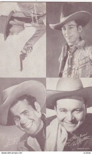 Tex Ritter, Sunset Carson, Don Coleman & Fred MacMurray, American Actors & Si...