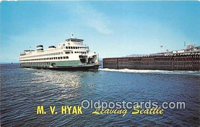 MV Hyak Seattle, Washington USA Ship Unused 