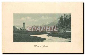 Postcard Old River glacee