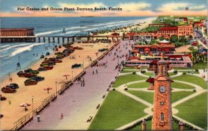 Postcard FL Daytona Beach - Pier Casino and Ocean Front