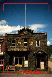 Continental Postcard The AB Hall Arctic Brotherhood Skagway, Alaska CE18