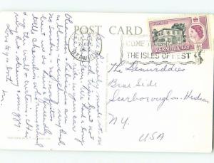 1950's WHITE SANDS HOTEL Postmarked Hamilton Bermuda F6437