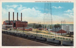 J78/ Baton Rouge Louisiana Postcard c1940s Louisiana Steam Products Factory 57