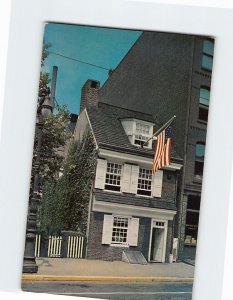 Postcard Betsy Ross House, Philadelphia, Pennsylvania