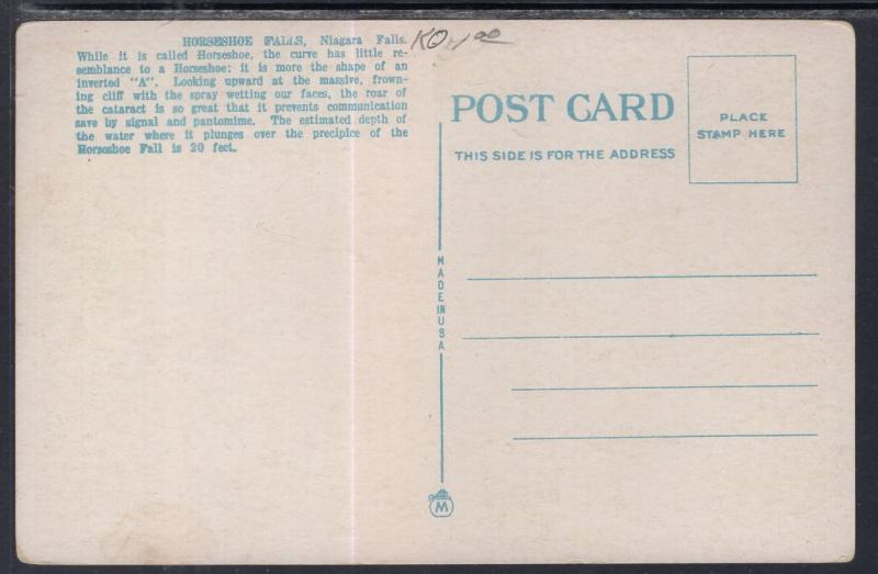 Horseshoe Falls From Below,Niagara Falls,Ontario,Canada BIN