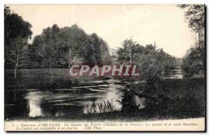 Surroundings of & # 39Orleans Old Postcard The source of the Loiret (castle o...