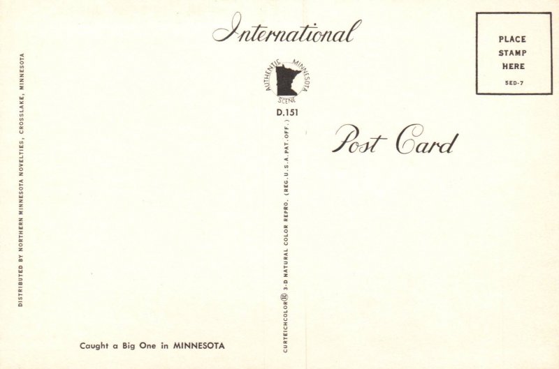 Greetings From Battle Lake,MN Exaggerated Fish