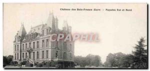 Chateau Bois Francs - Facade East and North - Old Postcard