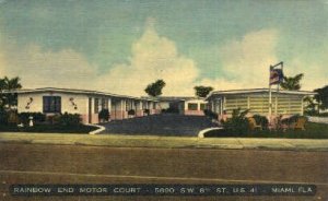 Rainbow End Motor Court - Miami, Florida FL