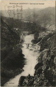 CPA Environs de LAGUIOLE - Le Pont de Treboul (133141)